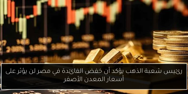 رئيس شعبة الذهب يؤكد أن خفض الفائدة في مصر لن يؤثر على أسعار المعدن الأصفر