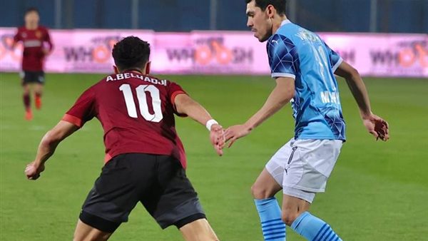 مباراة سيراميكا وبيراميدز في الدوري: مروان حمدي يسجل هدف التقدم للأزرق