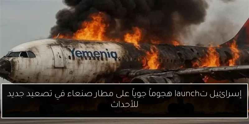 إسرائيل تlaunch هجوماً جوياً على مطار صنعاء في تصعيد جديد للأحداث