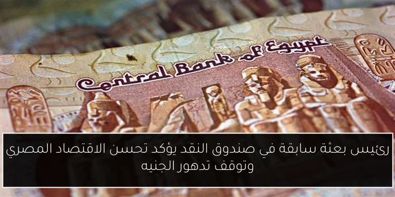 رئيس بعثة سابقة في صندوق النقد يؤكد تحسن الاقتصاد المصري وتوقف تدهور الجنيه