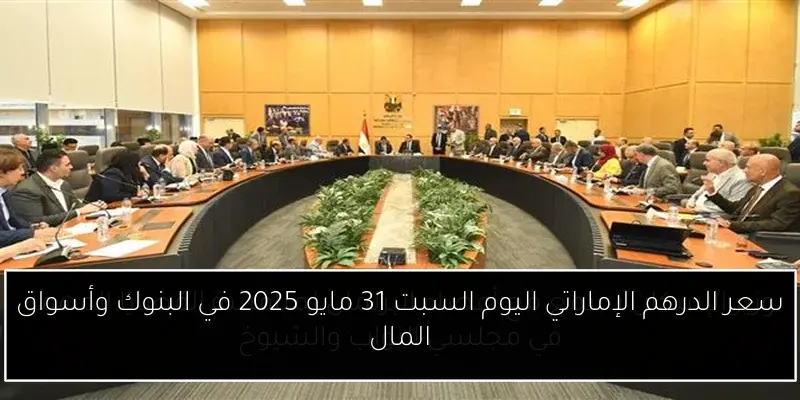 سعر الدرهم الإماراتي اليوم السبت 31 مايو 2025 في البنوك وأسواق المال