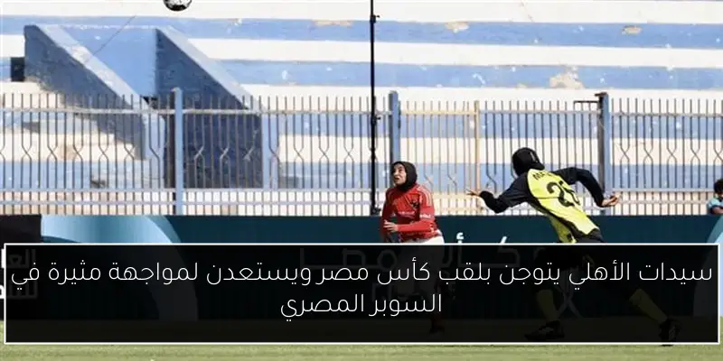 سيدات الأهلي يتوجن بلقب كأس مصر ويستعدن لمواجهة مثيرة في السوبر المصري