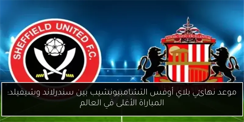 موعد نهائي بلاي أوفس التشامبيونشيب بين سندرلاند وشيفيلد: المباراة الأغلى في العالم