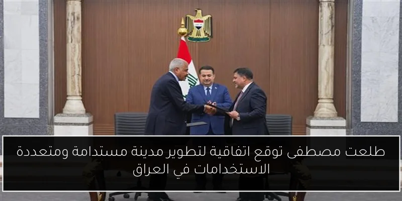 طلعت مصطفى توقع اتفاقية لتطوير مدينة مستدامة ومتعددة الاستخدامات في العراق
