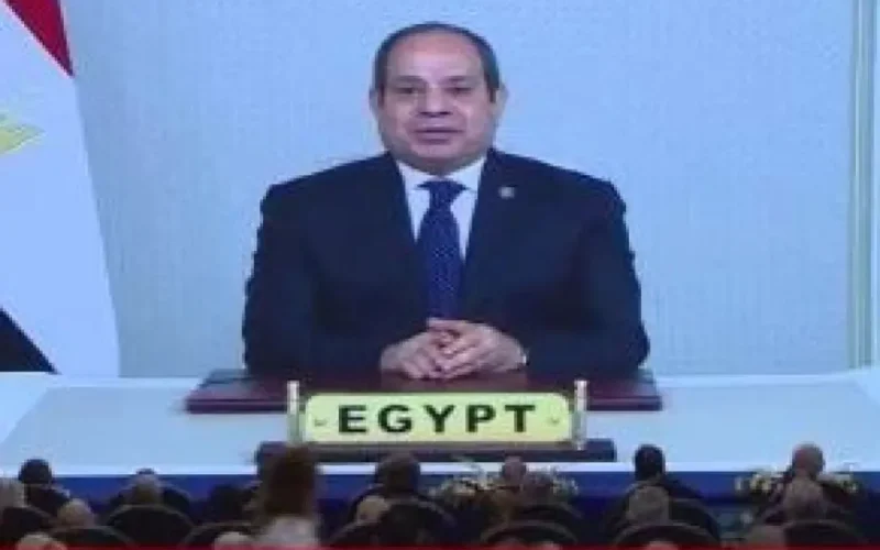 السيسي: المياه هي جوهر الحياة وأساس كل تقدم وتنمية