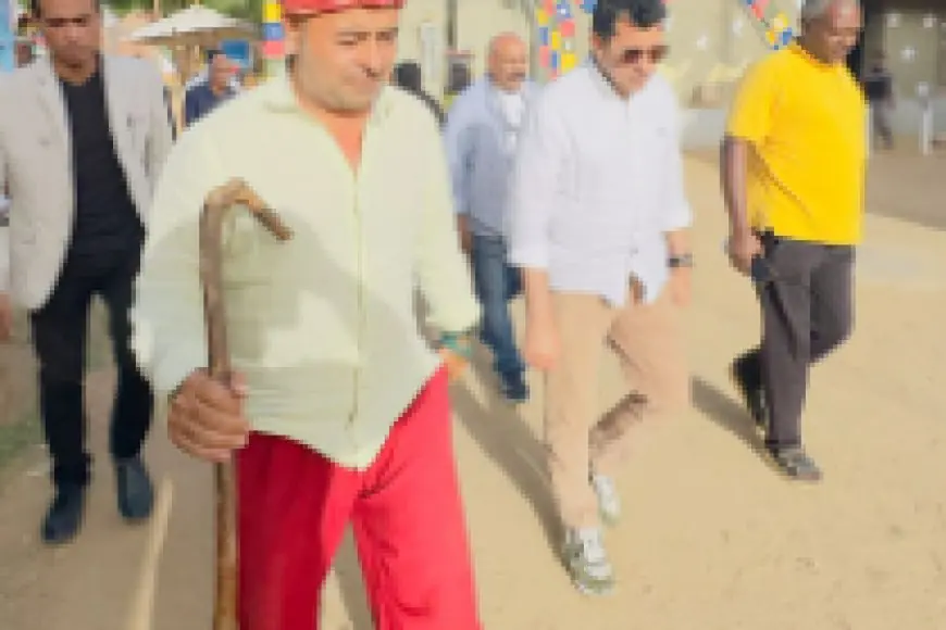 تفقد وزير الرياضة لمركز شباب غرب سهيل بأسوان
