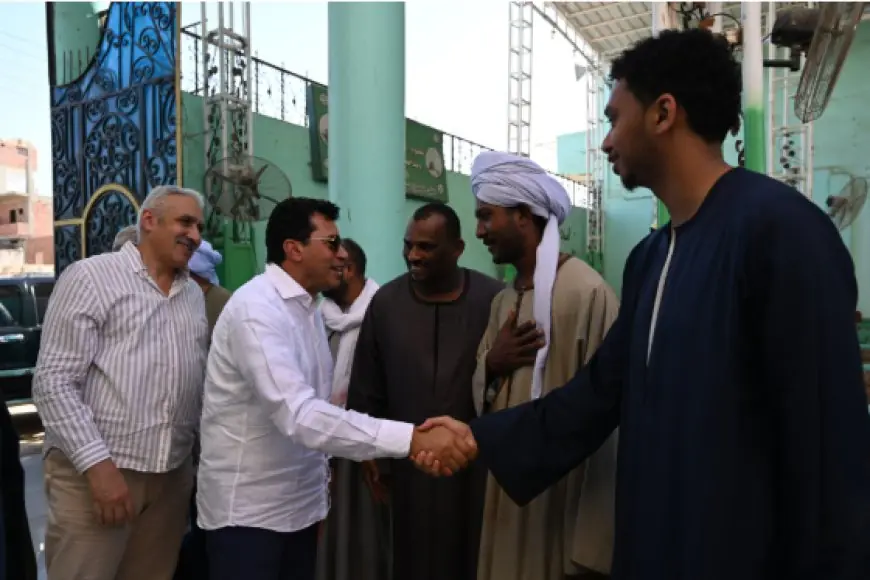 وزير الرياضة يوجه بتحديث مركز شباب بنبان بحري