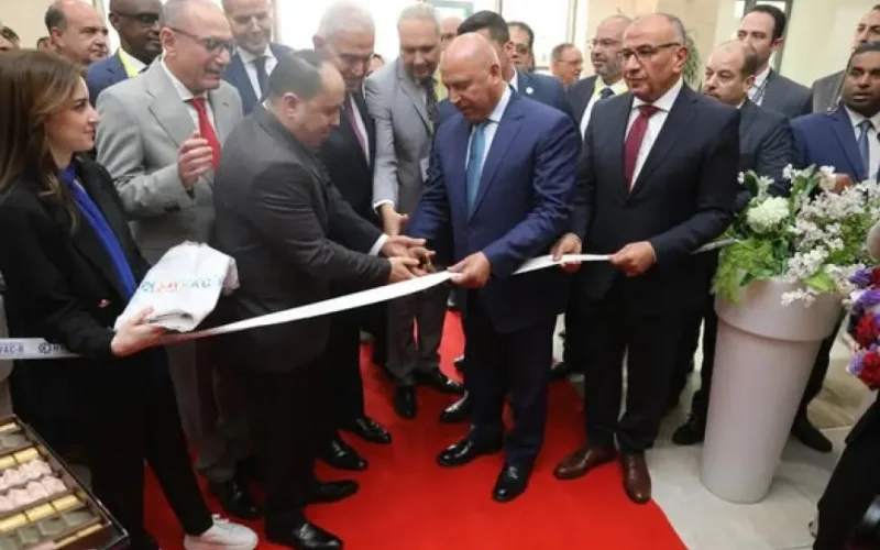 وزير الصناعة يطلق النسخة التاسعة من المعرض الدولي للتبريد وتكييف الهواء وتدفئة الفضاء