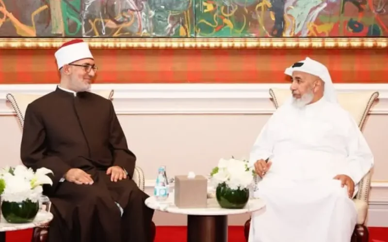 مفتي الجمهورية: نرحب بتعزيز التعاون مع الأوقاف القطرية لدعم الوسطية والتدين الصحيح