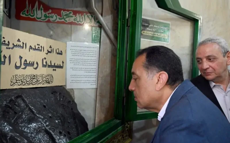 زيارة رئيس الوزراء لمشروع تطوير مسجد السيد البدوي ومحيطه في طنطا