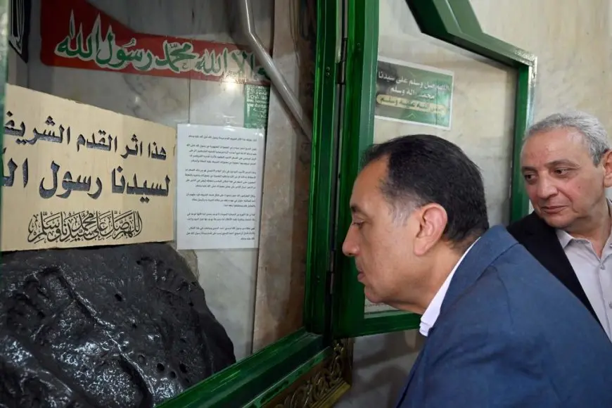 زيارة رئيس الوزراء لمشروع تطوير مسجد السيد البدوي ومحيطه في طنطا