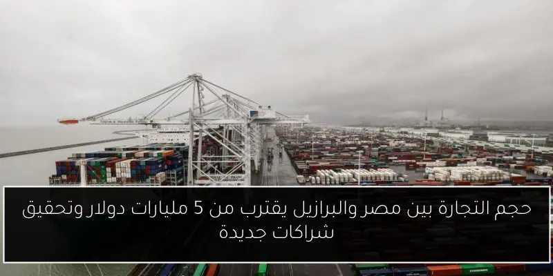 حجم التجارة بين مصر والبرازيل يقترب من 5 مليارات دولار وتحقيق شراكات جديدة