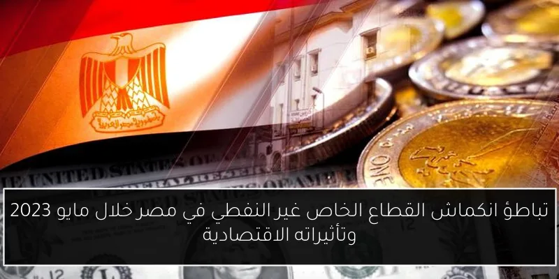 تباطؤ انكماش القطاع الخاص غير النفطي في مصر خلال مايو 2023 وتأثيراته الاقتصادية