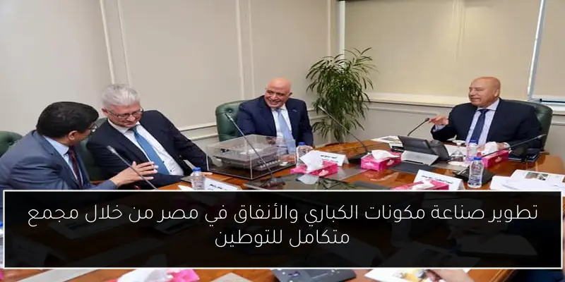 تطوير صناعة مكونات الكباري والأنفاق في مصر من خلال مجمع متكامل للتوطين