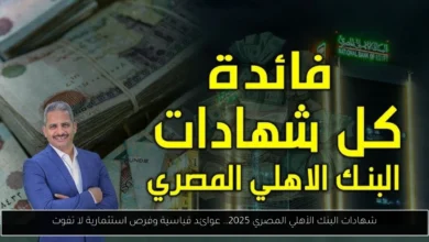 شهادات البنك الأهلي المصري