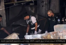 اسماء ضحايا حريق الكويت