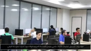 تنسيق الكليات 2025 علمي علوم بالنسبة المئوية