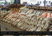 أسعار السمك اليوم للمستهلك