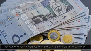 سعر الريال السعودي مقابل الجنيه المصري