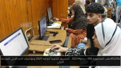 التنسيق الثانويه العامه 2025