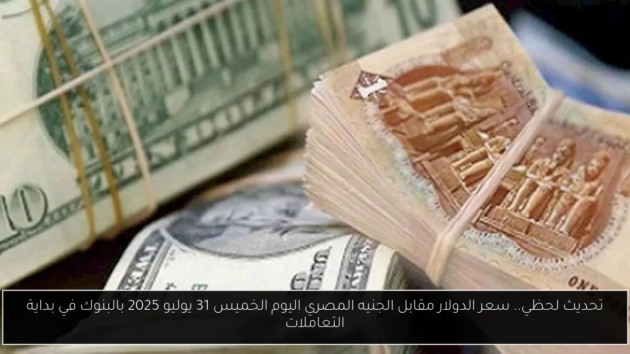 سعر الدولار مقابل الجنيه المصري اليوم
