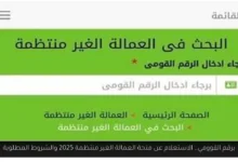 الاستعلام عن منحة العمالة الغير منتظمة 2025