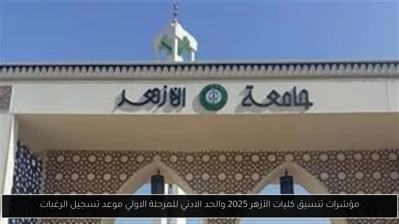 تنسيق كليات الأزهر 2025