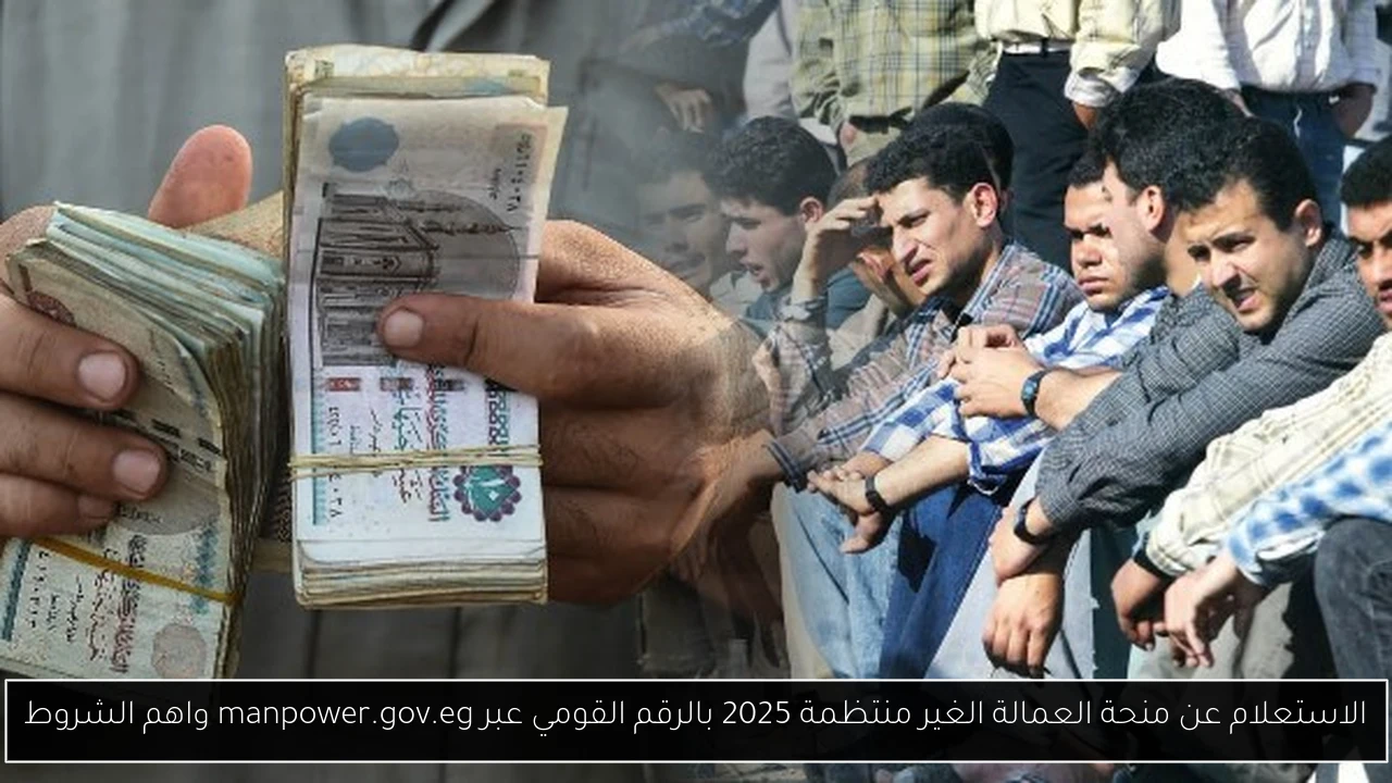 الاستعلام عن منحة العمالة الغير منتظمة 2025