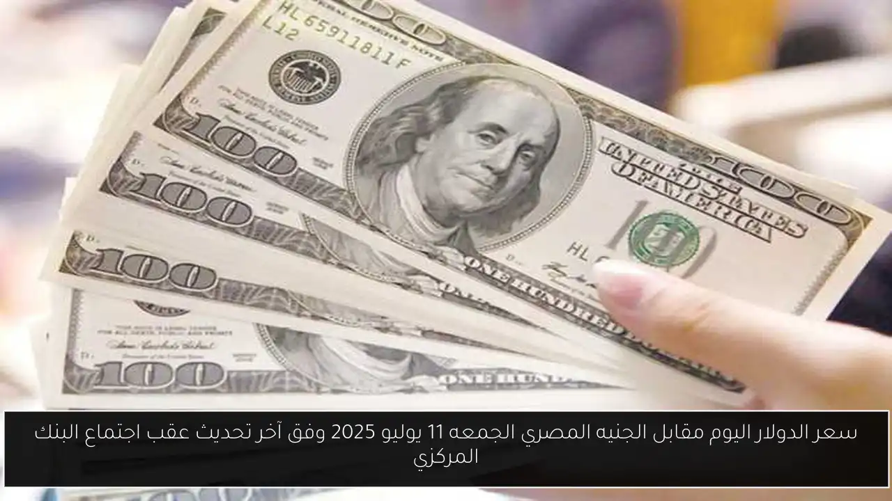 سعر الدولار اليوم مقابل الجنيه المصري