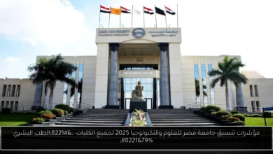تنسيق جامعة مصر للعلوم والتكنولوجيا