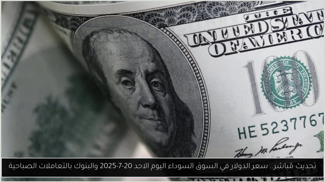 سعر الدولار في السوق السوداء