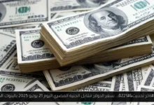 سعر الدولار مقابل الجنيه المصري اليوم