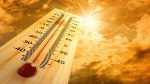 درجات الحرارة لمدة أسبوع