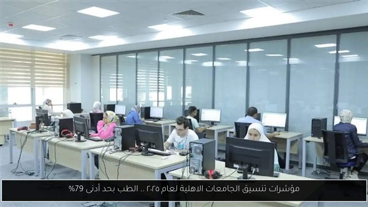 تنسيق الجامعات الاهلية لعام ٢٠٢٥