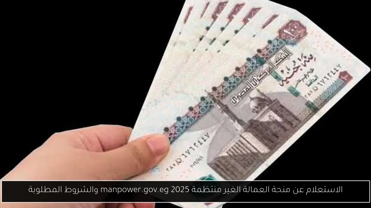 الاستعلام عن منحة العمالة الغير منتظمة 2025