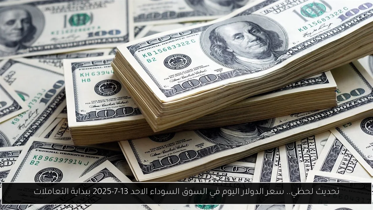 سعر الدولار اليوم في السوق السوداء