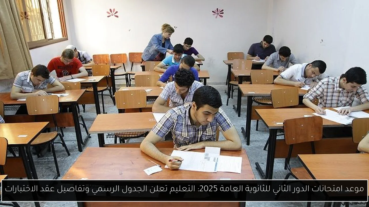موعد امتحانات الدور الثاني 2025 ثانوية عامة