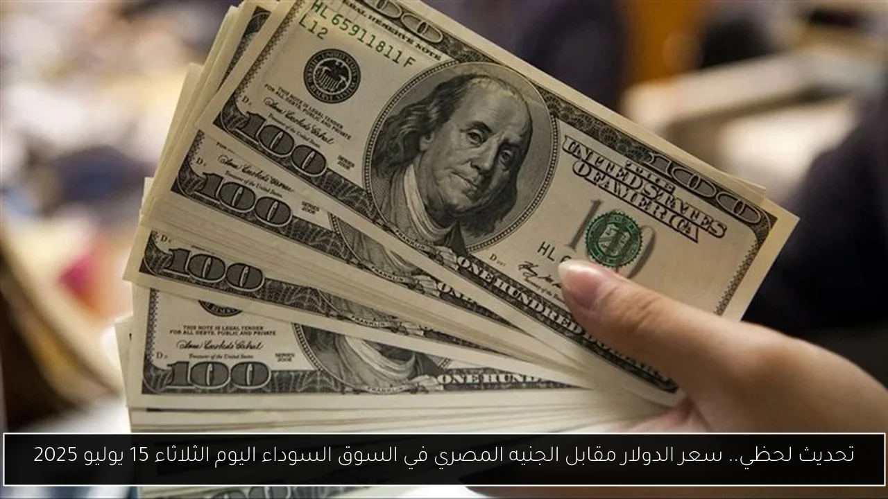 سعر الدولار مقابل الجنيه المصري في السوق السوداء