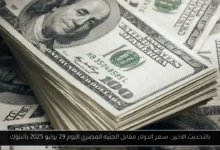 سعر الدولار مقابل الجنيه المصري