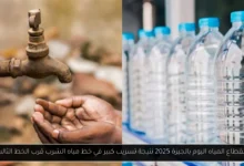 انقطاع المياه اليوم بالجيزة 2025