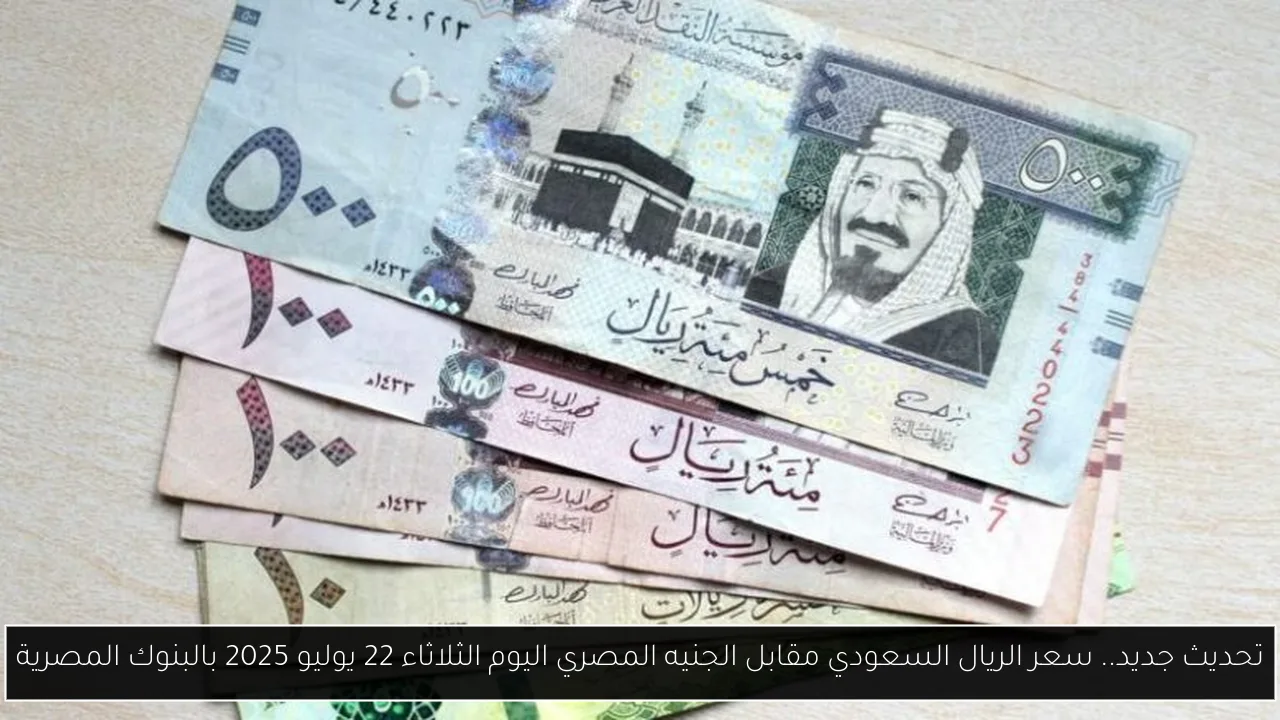 سعر الريال السعودي مقابل الجنيه المصري