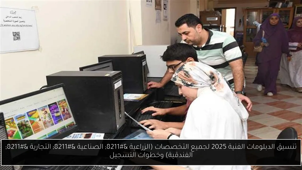 تنسيق الدبلومات الفنية 2025