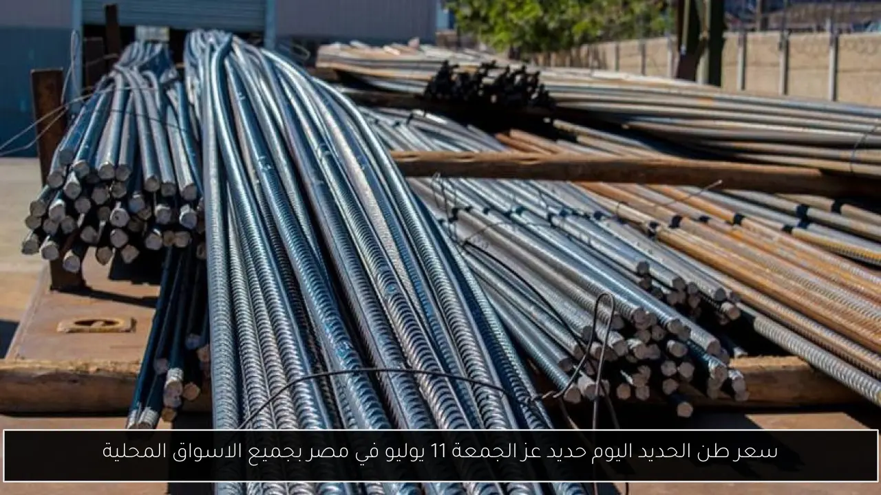 سعر طن الحديد اليوم حديد عز