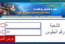 نتيجة الدبلومات الفنية 2025 دور أول