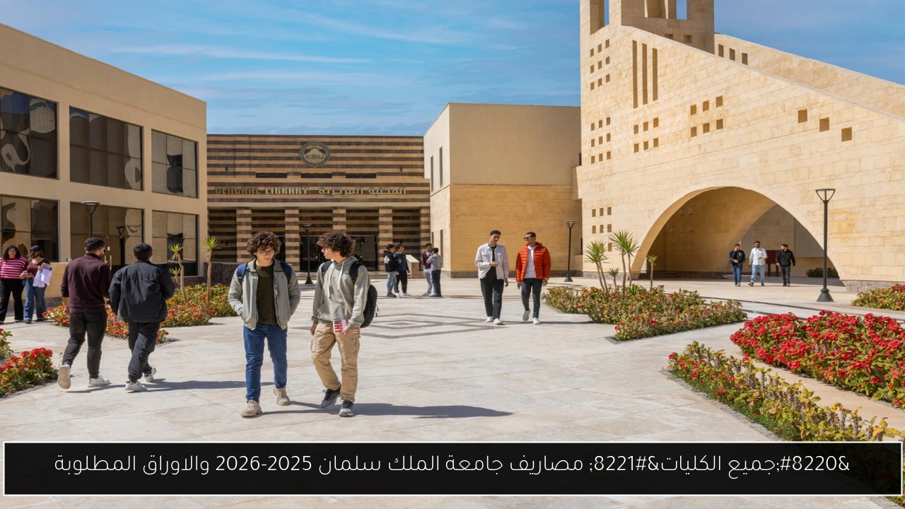 مصاريف جامعة الملك سلمان 2025