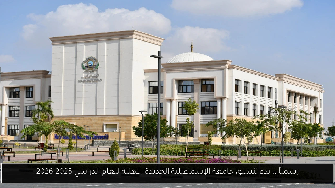 تنسيق جامعة الإسماعيلية الجديدة الأهلية