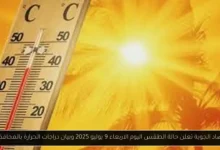 حالة الطقس اليوم