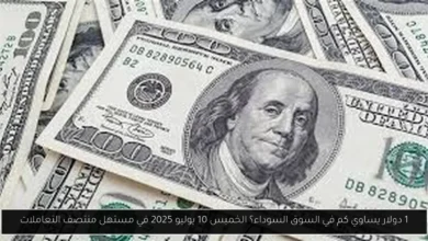 سعر الدولار اليوم مقابل الجنيه المصري