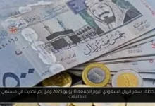 سعر الريال السعودي اليوم