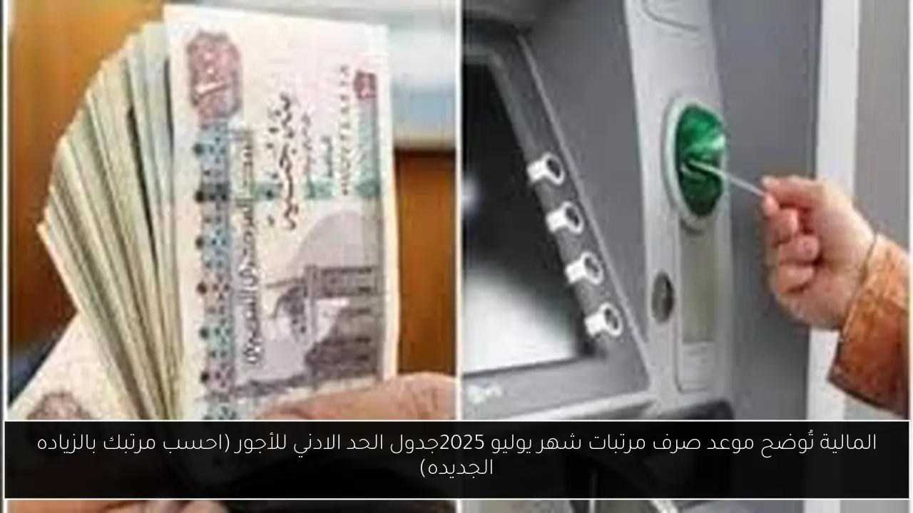 موعد صرف مرتبات شهر يوليو